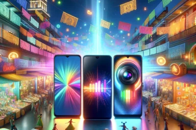 Comparativa de celulares baratos por tipo de pantalla