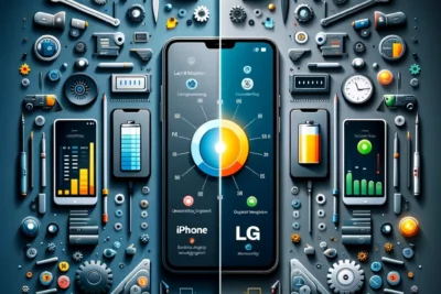 iPhone vs LG en duración de batería