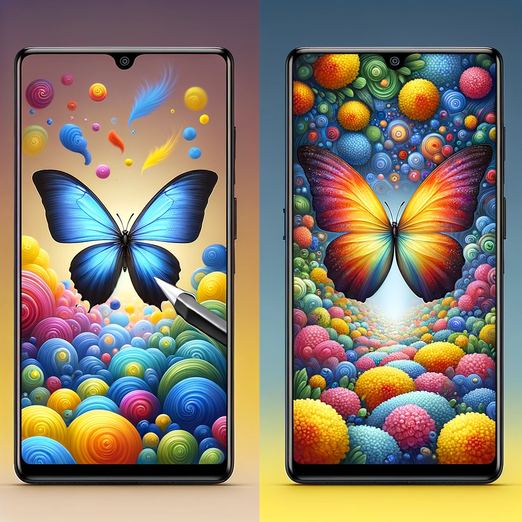 Comparativa de celulares baratos por resolución de pantalla